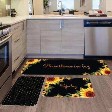 Imagem de Passadeira Cozinha, Kit 3 Tapetes para Cozinha Antiderrapante Mandala Vermelha, Elegante e Refinado(17)