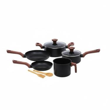 Imagem de Jogo de Panela de Indução 7 Peças Fundo Triplo e Revestimento Ceramico