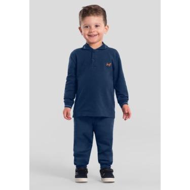 Imagem de Calça infantil menino em tricoline Mundi, 1, Azul