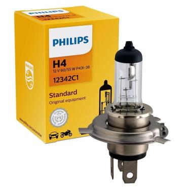 Imagem de Lâmpada Philips Halógena Standard 55/60w 12v H4 Biodo P43t38