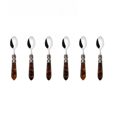 Imagem de Colher para Café 13cm Inox 6 peças Tabaco Aladim Bugatti