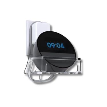 Imagem de Suporte Stand de Parede para Tomada Vertical e Horizontal Compatível com Amazon Alexa Echo Spot - ARTBOX3D