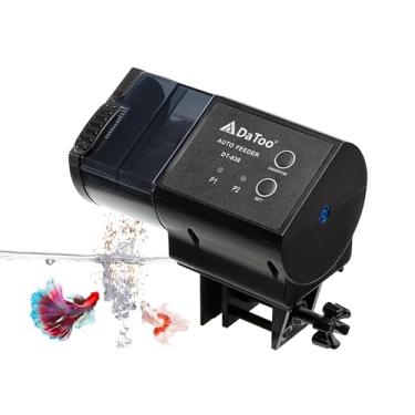 Imagem de DaToo Alimentador automático de peixes para aquário pequeno, dispensador automático de alimentos para peixes, temporizador para férias, alimentador betta com orifício de ar à prova de umidade