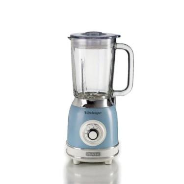Imagem de Liquidificador Ariete Vintage Azul Copo de Vidro de 1,5L 1000W 220V, 2