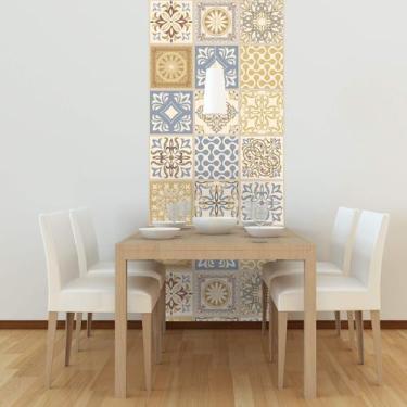 Imagem de Adesivo de Azulejo Amarelo Canário 20x20 cm com 72un - Quartinhos