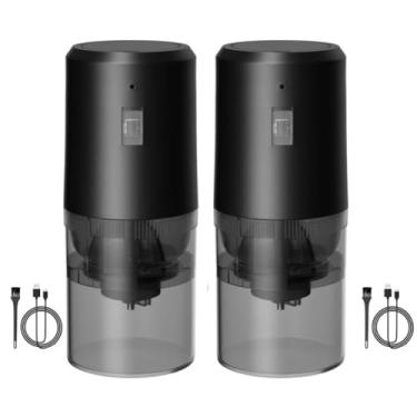 Imagem de Moedor de Café Elétrico Portátil, Automático, Multi Moagem, USB Recarregável moedor de grãos de café (2 unidades)