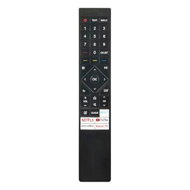 Imagem de AULCMEET ERF6F64H Novo controle remoto de substituição adequado para Smart TV Hisense QLED 4K U8GQ U8QF U7QF 55A9G 65A9G 55U8G 65U8G 65U9G 75U9G 55A8G 55A90G 55A91G 55A92G 55A96G