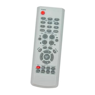 Imagem de ROLLGAN Controle remoto de substituição 00021C compatível com Samsung DVD/VCR Combo Player DVD-V6500 DVD-V5500 DVD-V4600 DVDV4600A DVD-V4600A DVDV4600C MW7695G MW7695GS