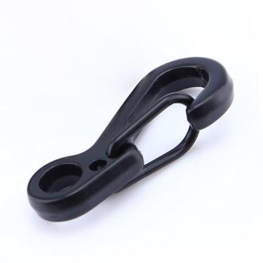 Imagem de Mini alicate de mola, clipes de pressão, alicates de sobrevivência, ferramenta resistente pequeno com clipe, mosquetões chaveiro de metal 2,4 cm de comprimento anéis planos divididos para uso externo