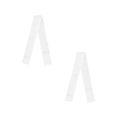 Imagem de 2 Faixa de  Elástico Branca P/ Eletrodos Corrente Russa 60cm - Aradesc