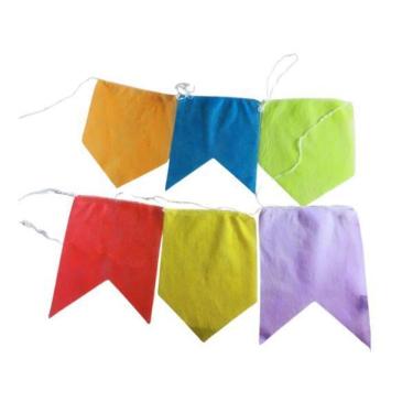 Imagem de Kit 100 Metros Bandeirinha Tnt Festa Junina Bandeirola