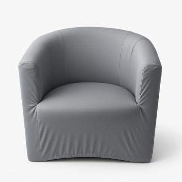 Imagem de capa poltrona circular ferradura (CINZA CLARO)