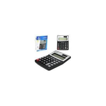 Imagem de Calculadora eletronica 8 digitos a bateria / solar 14,1x10,9cm - XH CO