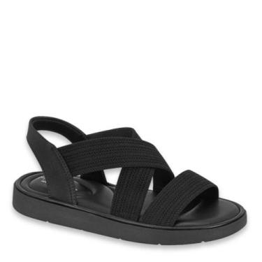 Imagem de Sandalia Feminina Ortopedica Modare Elastico Estilo 7208.105, Preto, 3