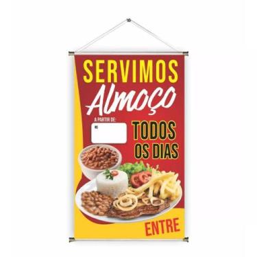 Imagem de Banner pronto Almoço BA 312 medida 45x70 cm arte pronta