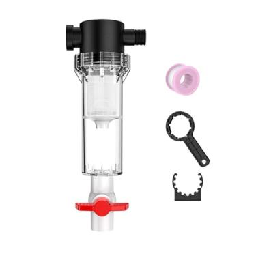 Imagem de Generic Filtro interno de aquário com rosca de 1/2 pol., anel de vedação de silicone, acessórios para presentes, filtro de água de sedimentos, coletor de, 20 Malha