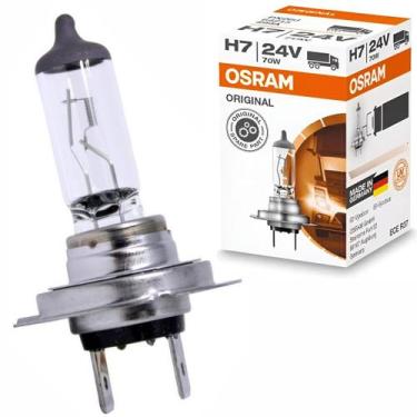 Imagem de Lâmpada Halógena Automotiva Osram Original H7 70W Caminhão Branco Quen