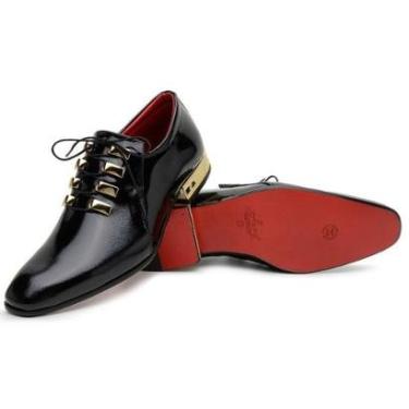 Imagem de Sapato Social Jota Pe Potenza Preto 70906-Masculino
