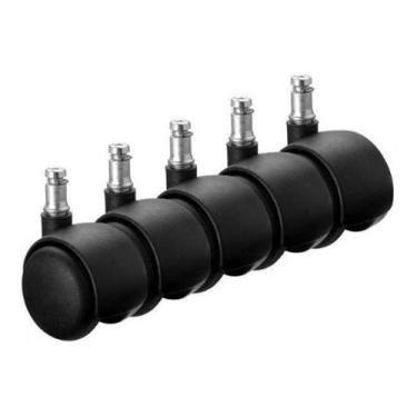 Imagem de Kit Com 5 Rodízios P/ Cadeiras Giratórias Universal - Urban 