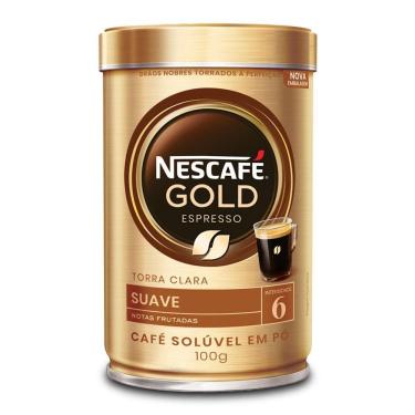Imagem de Café Solúvel Nescafé Gold Espresso Suave Em Pó Lata 100G