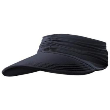 Imagem de Viseira Turbante Infantil Proteção UV50+ Preta Everly-Feminino