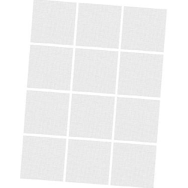 Imagem de Vaveren Conjunto de 12 peças de tela de suporte para mosaico, ideal para instalação de telhas de fibra de vidro. Tamanho 12x12, perfeita para trabalhos em