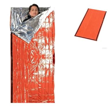 Imagem de Saco de dormir de emergência multiuso, impermeável, abertura rápida para uma pessoa, saco de dormir portátil de primeiros socorros, ideal para acampamento ao ar livre, montanhismo, resgate ao ar livre