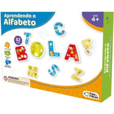 Imagem de Brinquedo Pedagógico Aprendendo o Alfabeto - Pais e Filhos