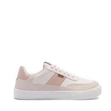 Imagem de Tenis Anacapri Recortes Aurora Branco e Rosa-Feminino