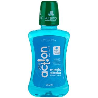Imagem de Antisséptico Bucal Com Flúor Ultra Action Menta Alaska Anticárie 250ml-Unissex