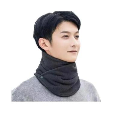 Imagem de Cachecol Térmico De Fleece Para Inverno, Protetor Contra Frio, Para Es