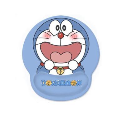 Imagem de Mouse pad com suporte de descanso de pulso Silicone Doraemons Anime - 