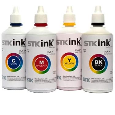 Imagem de 5 x 100ml Tinta Sublimática Digital STK Kit 5 Cores com perfil ICC