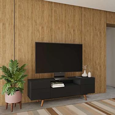 Imagem de Mobly Rack Retrô Preto 162 cm