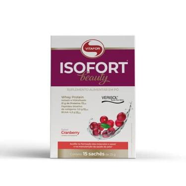 Imagem de Isofort Beauty Whey Protein Cranberry Vitafor 25g