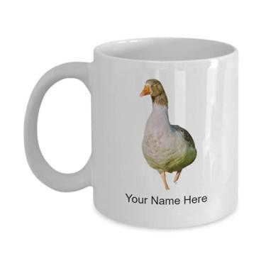 Imagem de Caneca de ganso personalizada, copo de café de ganso, ideia de presente de ganso, copo de café de ganso personalizado - Caneca de café de 325 ml