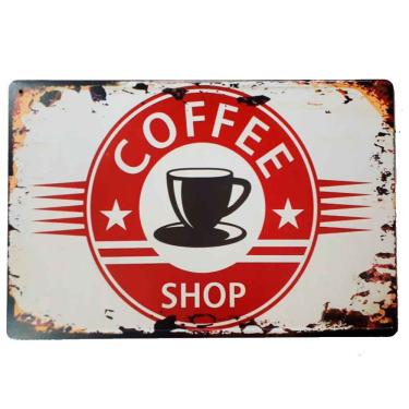 Imagem de Placa Decorativa Mdf Coffee Shop