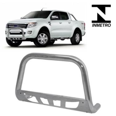 Imagem de Quebra Mato Ranger 2013 a 2020 com chapa Cromado - CCF