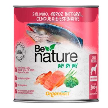 Imagem de Petê Be Nature Day By Day para Cães Idosos Sabor Salmão, Arroz Integra