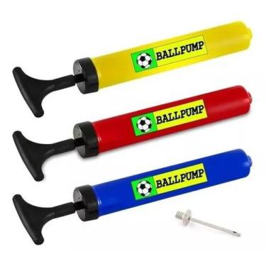 Imagem de Bomba de Ar Manual com Bico para Encher Bola - Cores Sortidas - LT2004