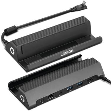 Imagem de Lenovo Legion Go USB-C Hub Dock - 6-in-1 Dock, Acelera Velocidade de Jogo, Suporte Visual 4K - Acessório para Console Legion Go Preto