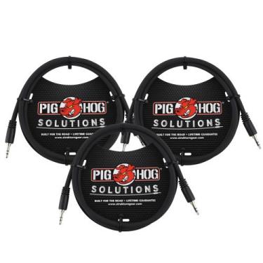 Imagem de Cabo adaptador Pig Hog Solutions 3,5 mm TRS para 3,5 mm TRS