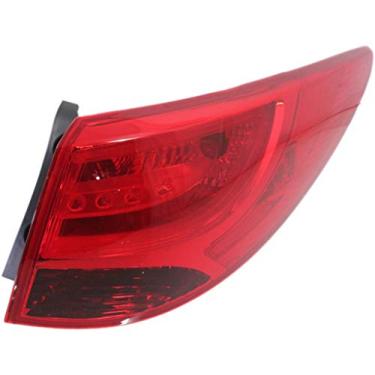 Imagem de CarLights360 Para Hyundai Tucson 2010-2015 Conjunto de Luz Traseira Lado do Passageiro | Com Lâmpadas | Certificado DOT | HY2805118
