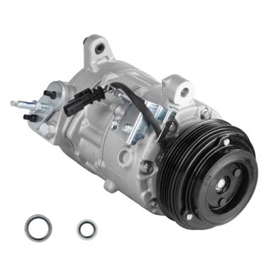 Imagem de Compressor de ar condicionado AC com embreagem para Chevrolet Silverado 1500 2500 Suburban Tahoe Cruze Cheyenne, para GMC Sierra 1500 Yukon XL, para Cadillac Escalade ESV 4.3L 5.3L 6.2L 14 15 16 17 18