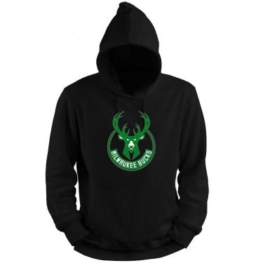 Imagem de Blusa Moletom Capuz Basquete Milwaukee Buck Giannis Basketball