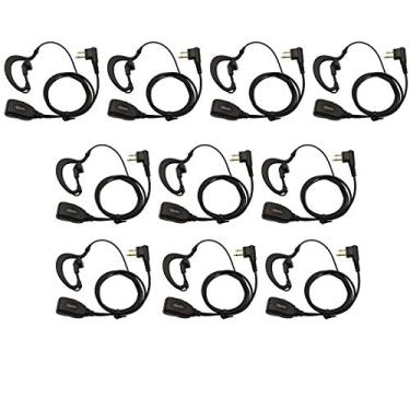 Imagem de Fone de ouvido Walike Talkie com microfone em forma de G, fone de ouvido de volume ajustável, compatível com Motorola CLS1410 CLS1110 BRP40 CP200 CP200D CP185 DTR650 RDU2020 RDU4100 RDU4160D RDU2080D