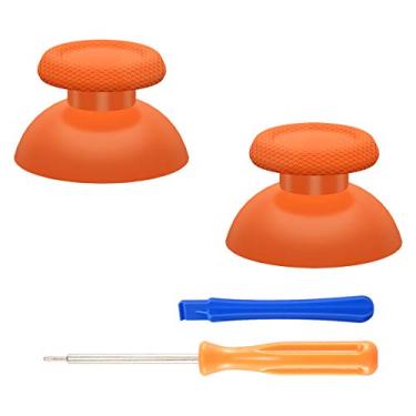 Imagem de eXtremeRate Joystick de reposição laranja para controle DualSense PS5 PS4, joystick analógico para controle Playstation 4 PS4 / PS4 Pro / PS4 Slim / PS5
