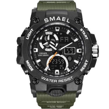Imagem de Relógio Militar Esporte Masculino Smael 8011 À Prova Da Água