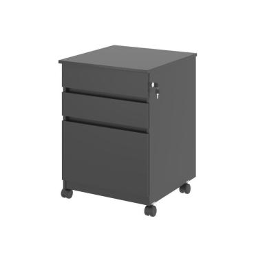 Imagem de Gaveteiro Com 3 Gavetas Nora Preto Onix