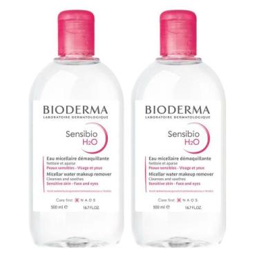 Imagem de Água Micelar Calmante Bioderma Sensibio H2O, 2x 500ml